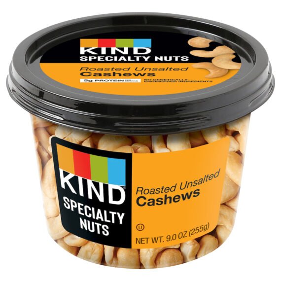 Kind – Cashews Rst Unsalted – Cs Of 6-9 Oz - Green Go Life