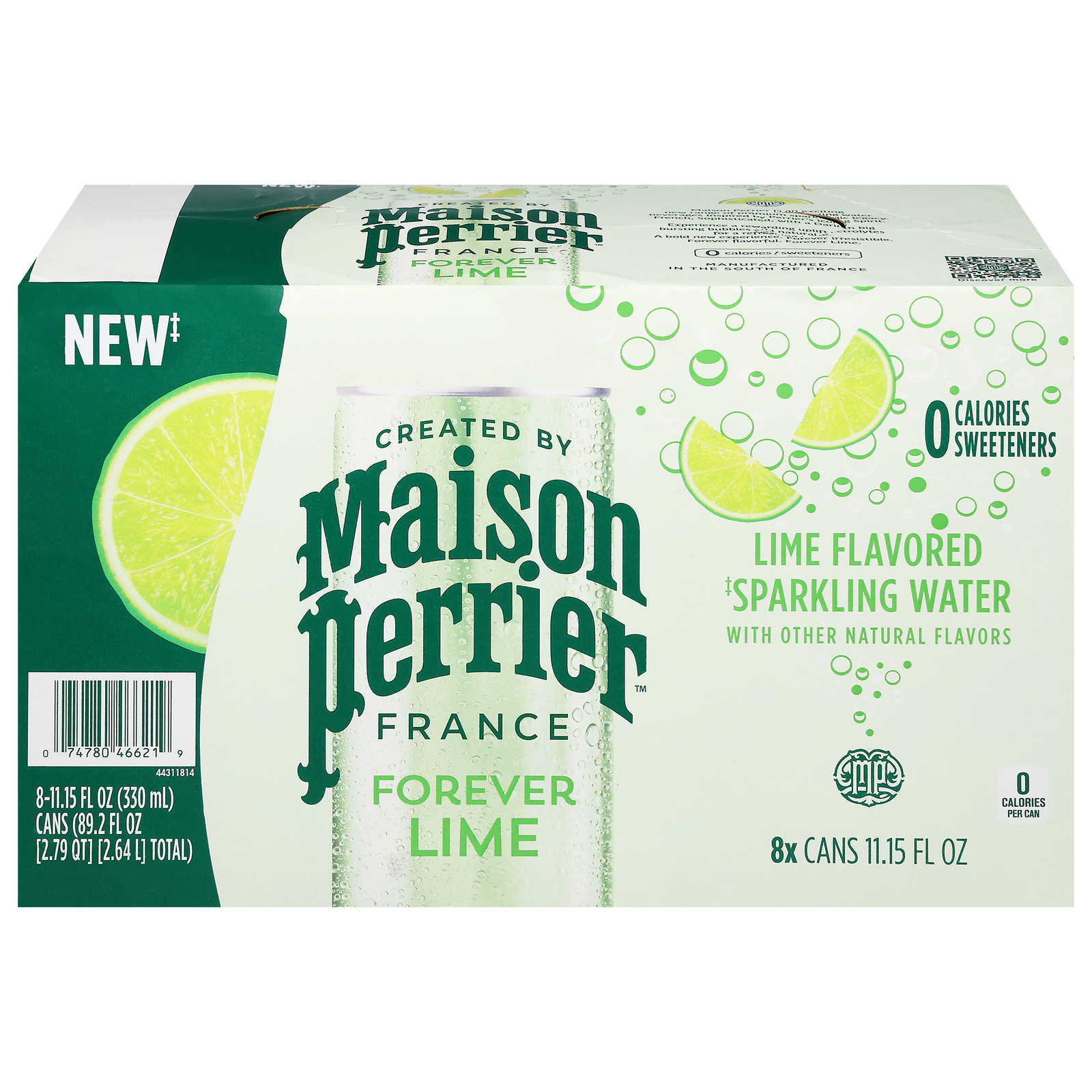 Maison Perrier - Sparkling Water Lime - Cs Of 3-8-11.15z