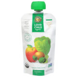 Love Child Organics - Puree Og2 Apl Spin Kiwi B - Cs Of 12-4 Oz