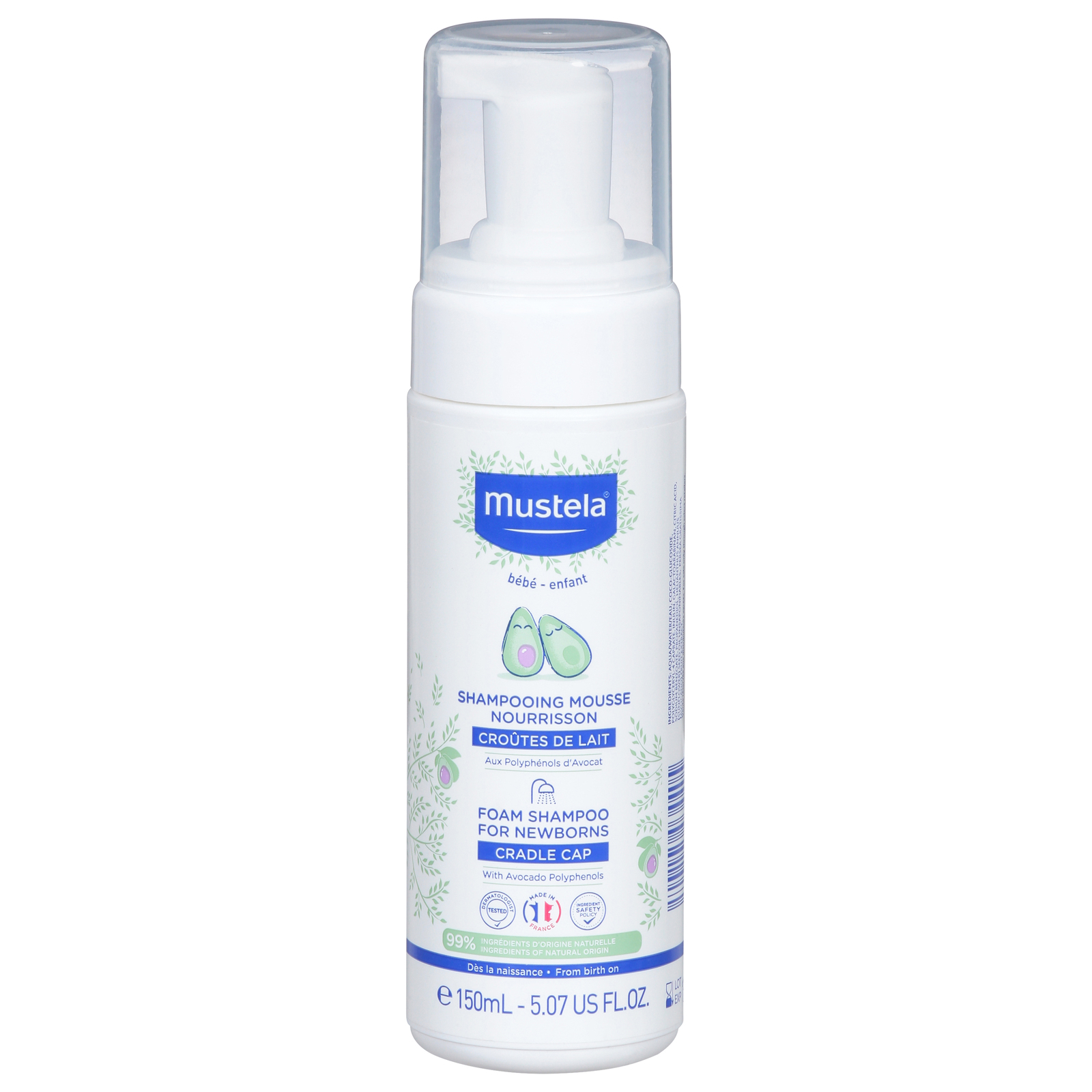 Mustela - Shampoo Foam Newborns - Ea Of 1-5.07 Fz