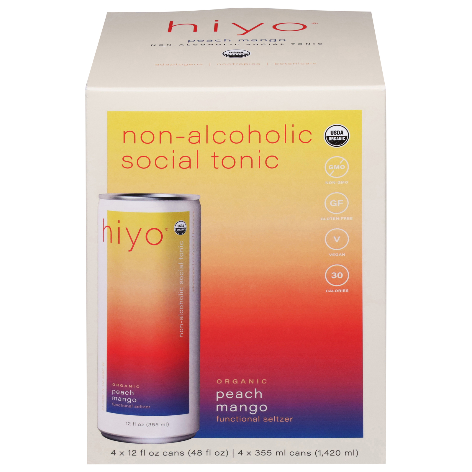 Hiyo - Seltzer Og2 Peach Mango - Cs Of 6-4-12 Fz