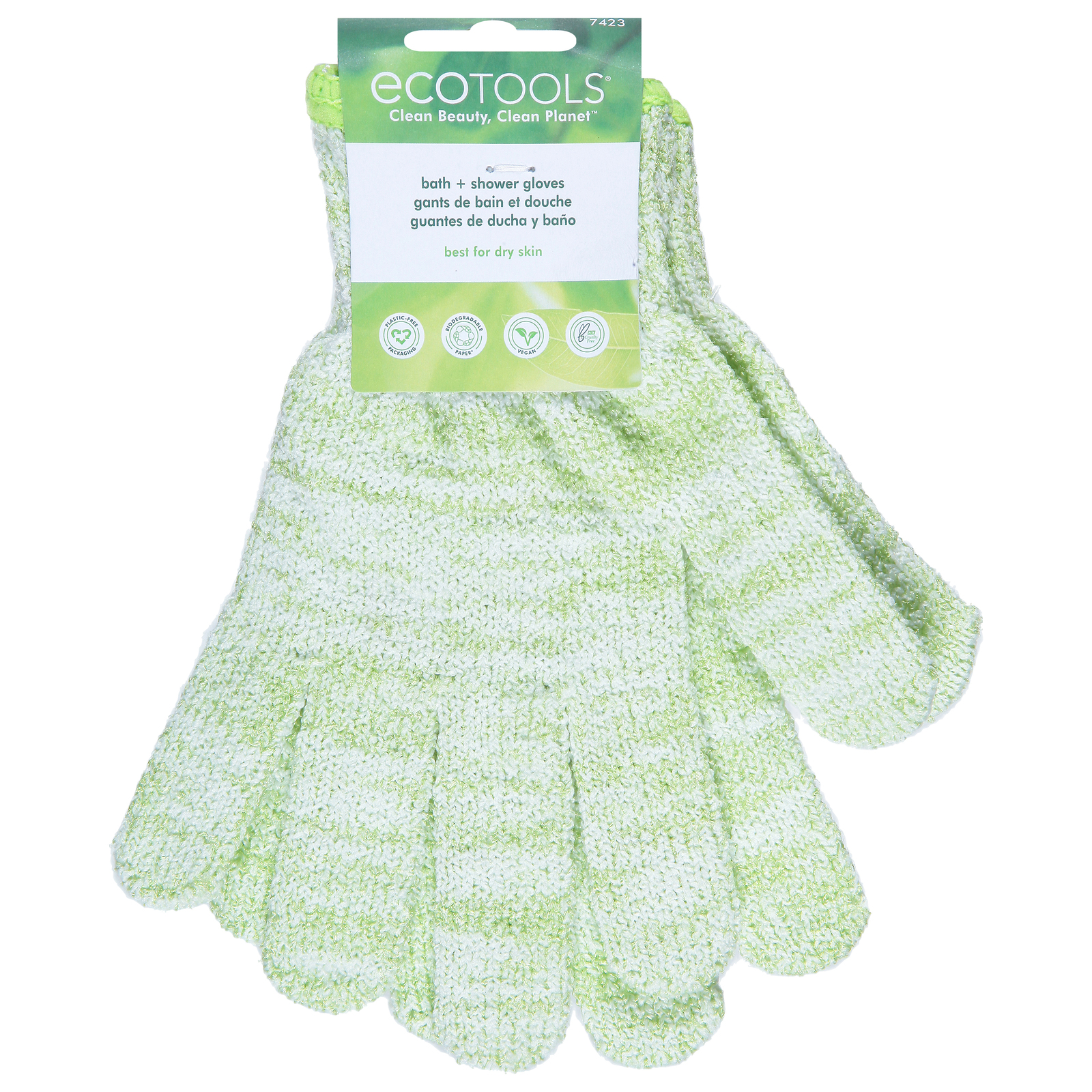 Eco Tool - Bath & Shower Gloves - Cs Of 6-1 Pair