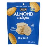 Hippie Snacks - Almond Crisp Sea Salt - Cs Of 8-2.5 Oz