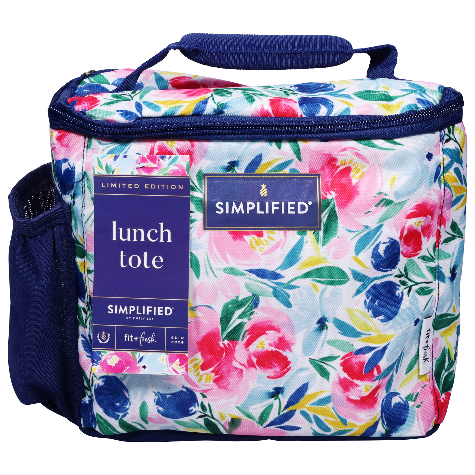 Fit & Fresh - Lunch Bag Happy Florals - Ea Of 1-ct
