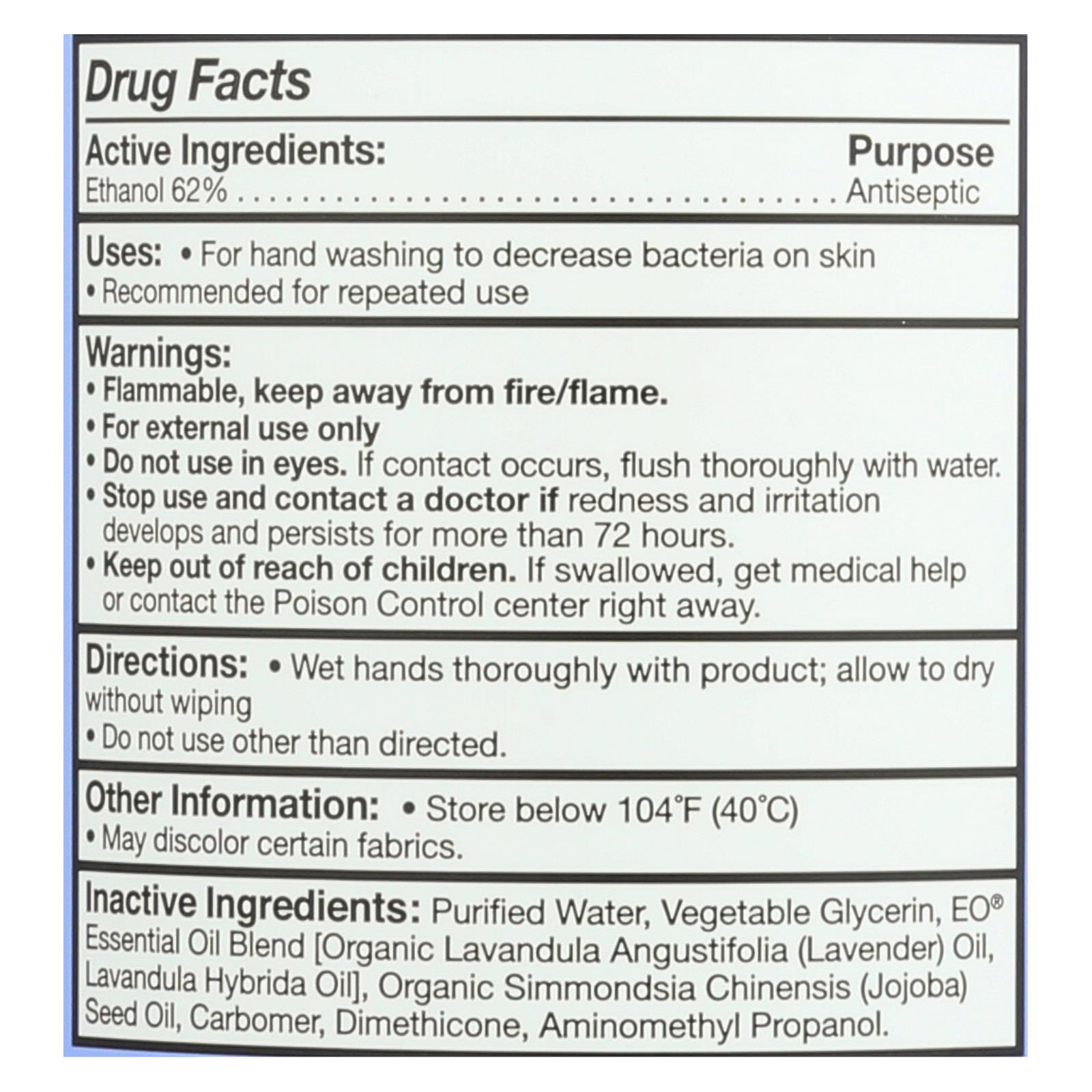 Eo Products, Hand Sanitizing Gel, Lavender Essential Oil, 32 Oz - Image 2