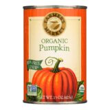Farmer's Market Organic Pumpkin, Canned, Case Of 12, 15 Oz.