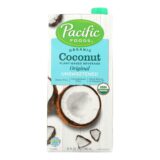 Pacific Natural Foods Coconut Original, Unsweetened, Case Of 12, 32 Fl Oz.