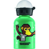 Sigg Water Bottle, Go Team, Monkey Elephant, 0.3 Liters, Case Of 6