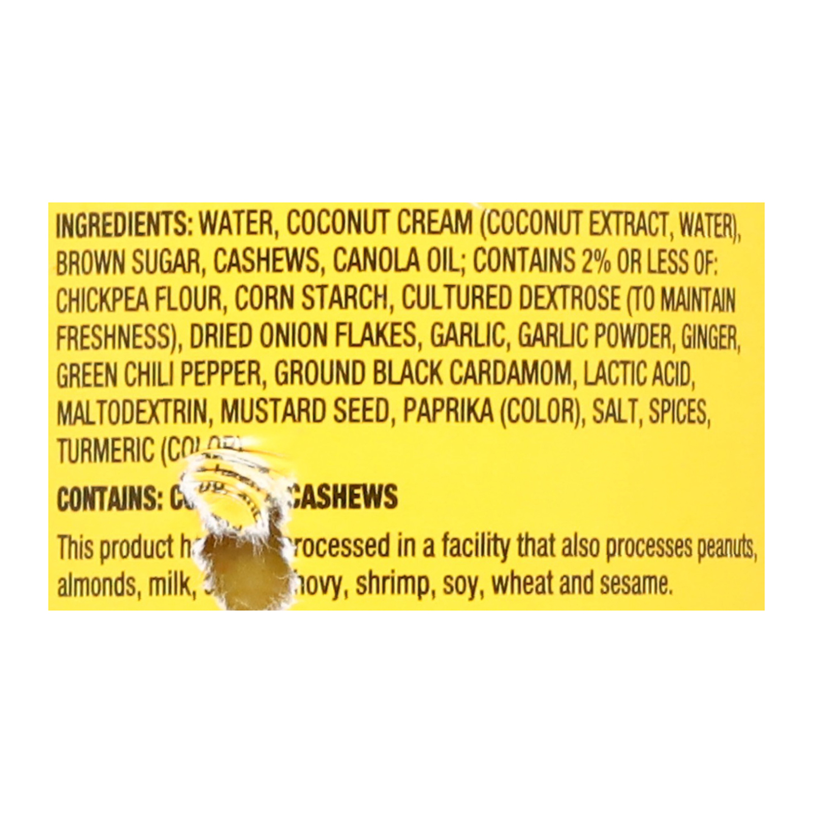 Tasty Bite - Simmer Sce Coconut Korma - Cs Of 6-13 Oz - Image 2