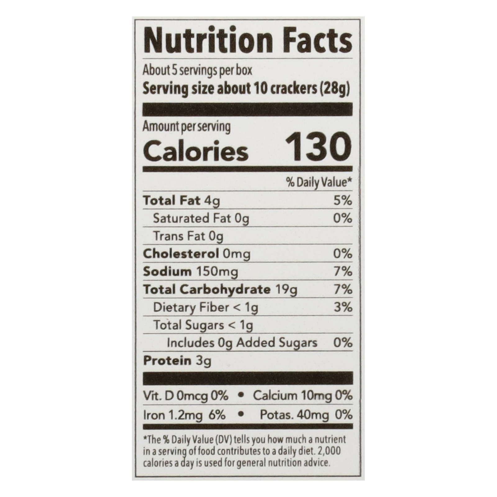 Food Should Taste Good - Cracker Pita Bkd Sea Salt - Cs Of 6-5 Oz - Image 3