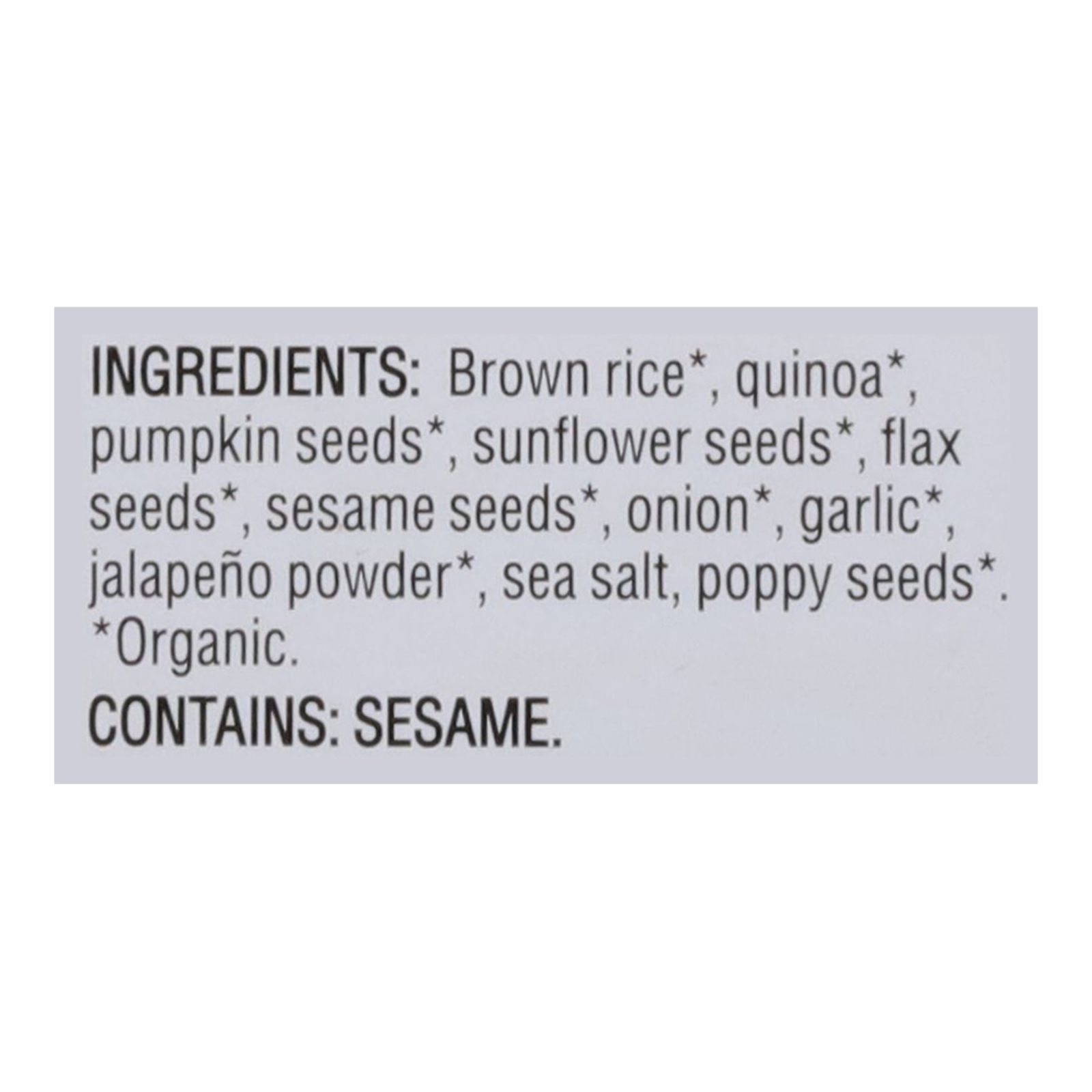 Mary's Gone Crackers - Crckr Og2 Spr Sd Jalap - Cs Of 6-4 Oz - Image 2