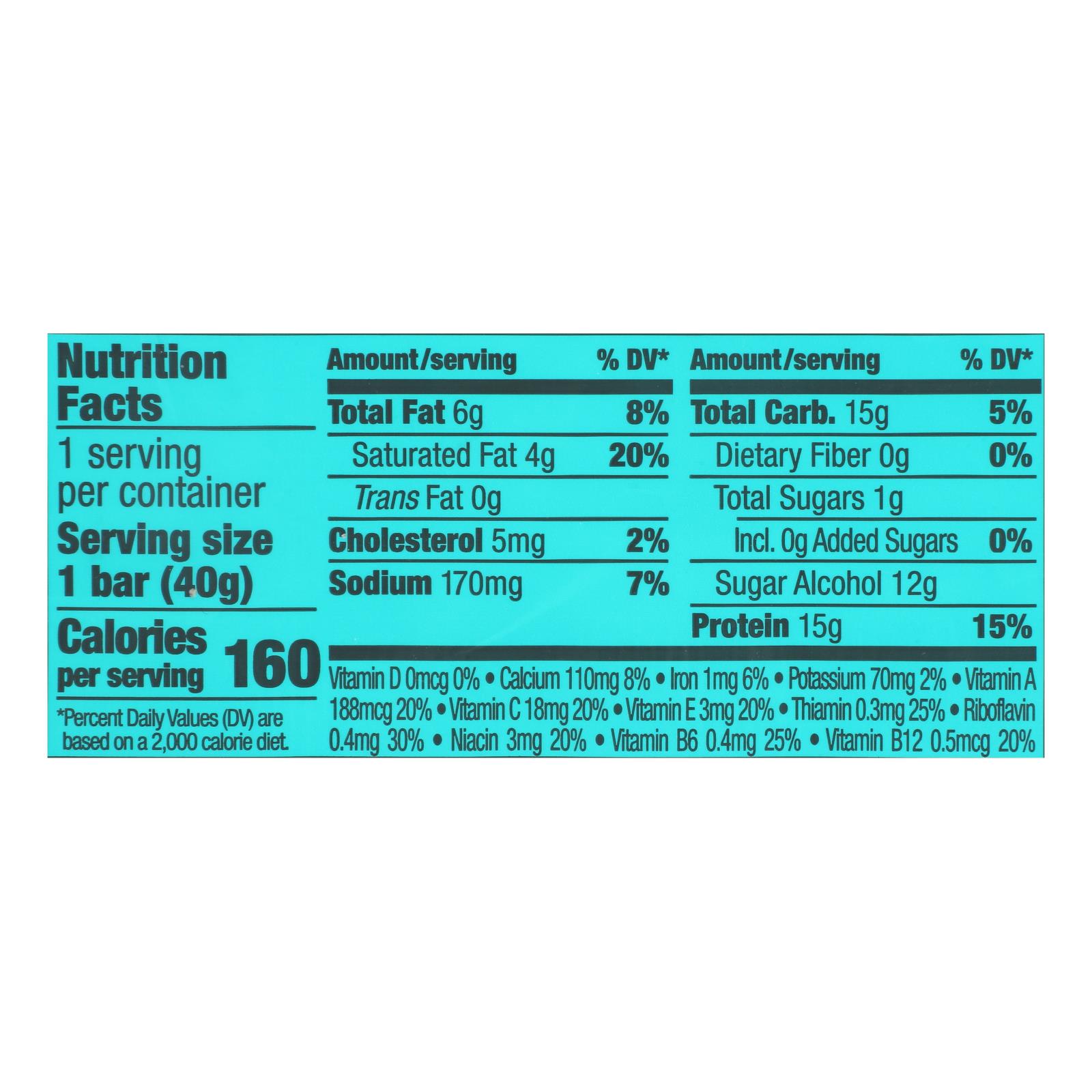 Fulfil - Protein Bar Chocolate Salted Caramel - Case Of 12-1.41 Oz - Image 2