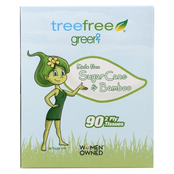 Green2 Facial Tissue, Case Of 30
