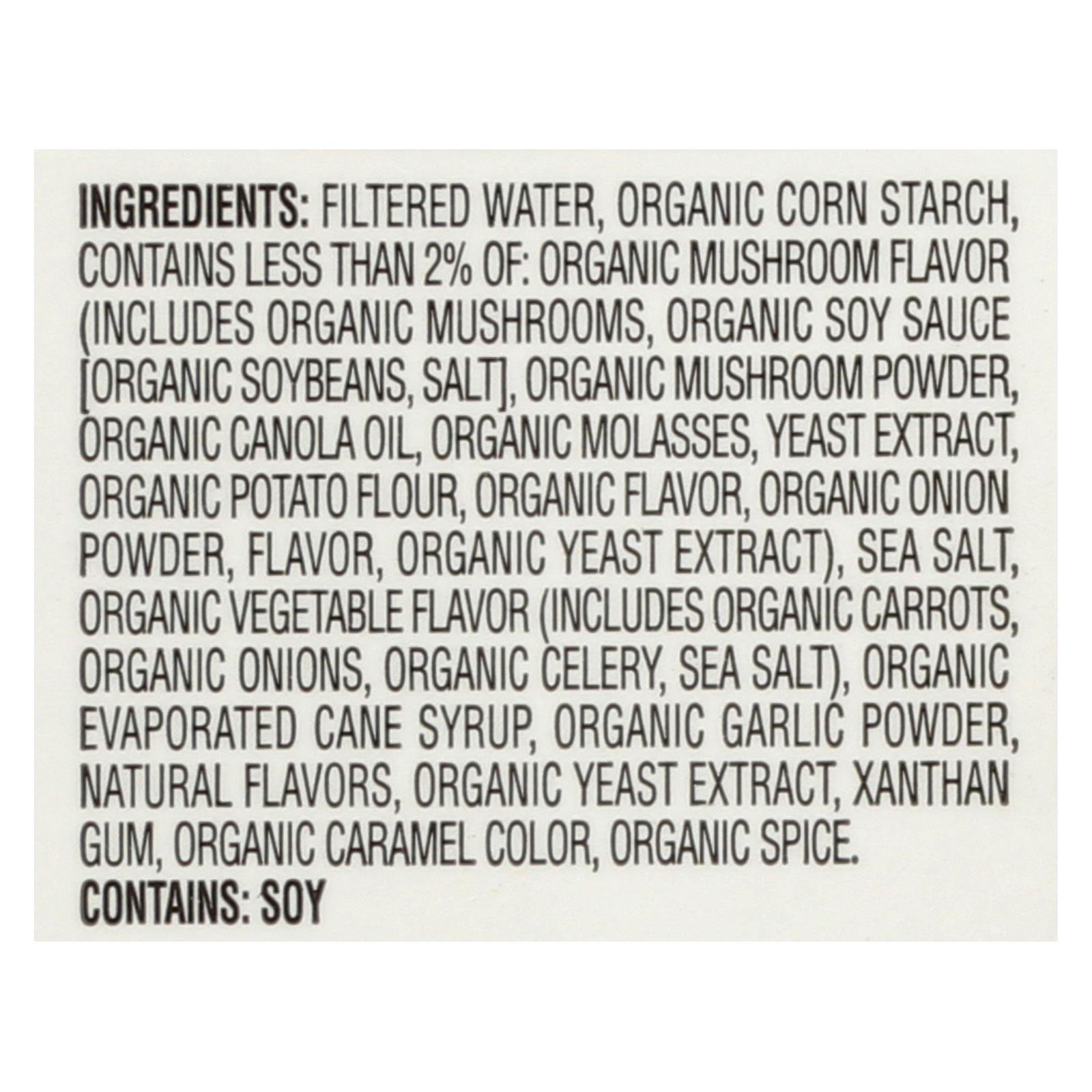 Imagine Foods Gravy, Organic, Vegetable Wild Mushroom, Case Of 12, 13.5 Fl Oz - Image 3