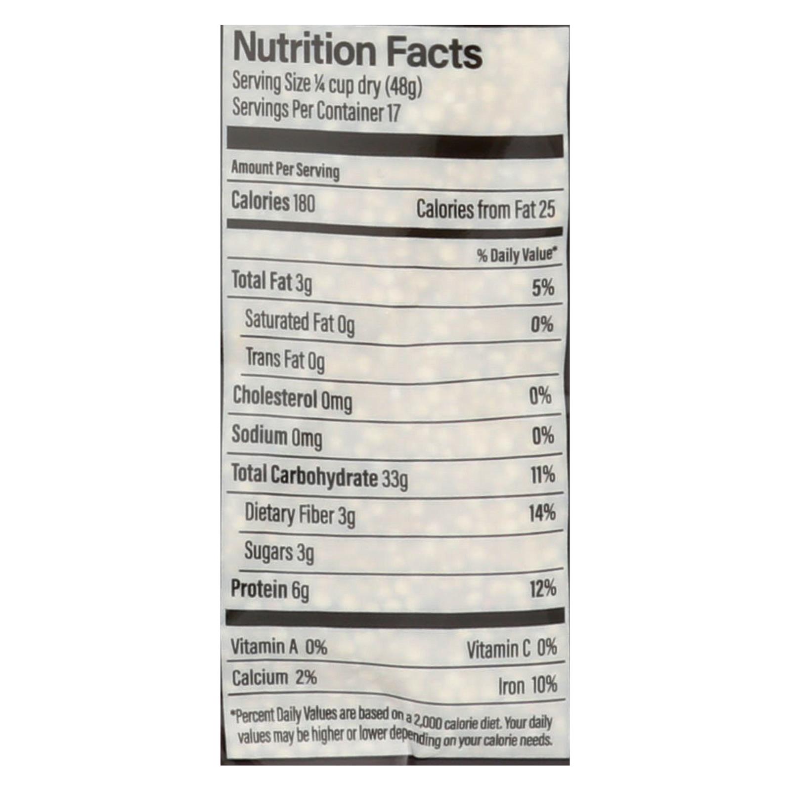 Ancient Harvest Quinoa, Organic, Traditional White, Case Of 6, 27 Oz - Image 2