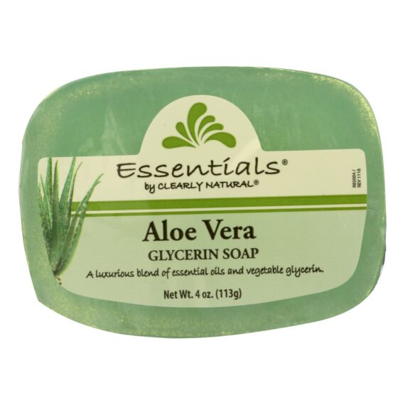 Clearly Natural Glycerine Bar Soap Aloe Vera, 4 Oz
