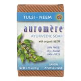 Auromere Ayurvedic Bar Soap Tulsi-neem, 2.75 Oz