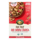 Nature's Path Organic Flax Plus Cereal, Red Berry Crunch, Case Of 12, 10.6 Oz.