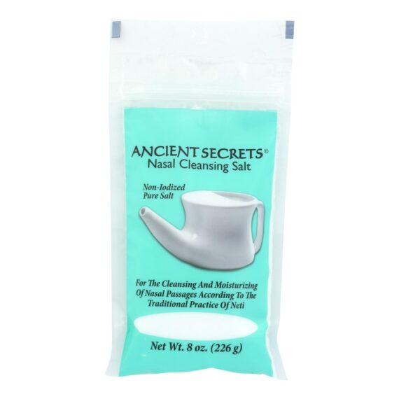 Ancient Secrets Nasal Cleansing Pot Salt, 8 Oz