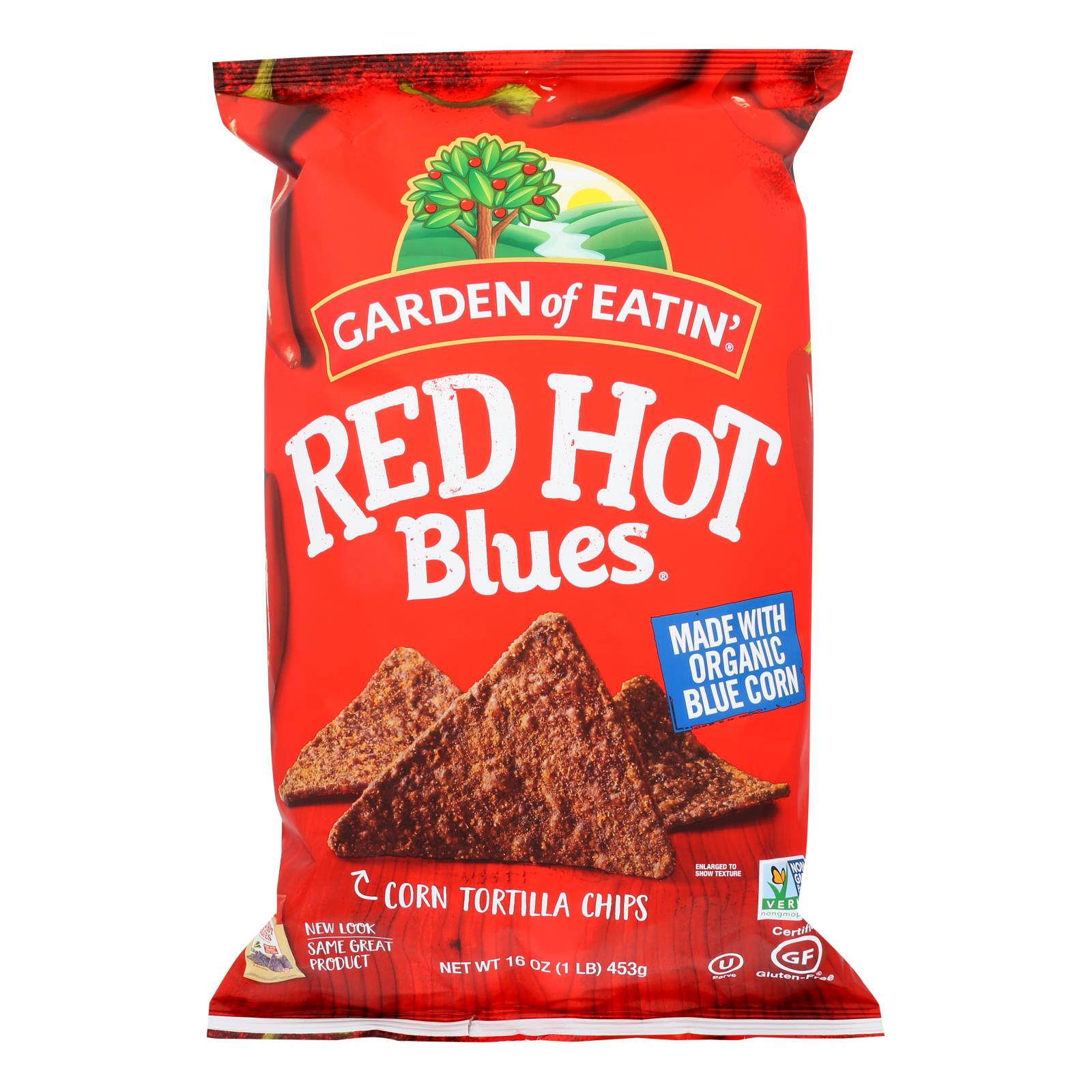 Garden Of Eatin' Red Hot Blues, Red Hot, Case Of 12, 16 Oz.