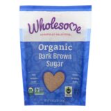 Wholesome Sweeteners Sugar, Organic, Dark Brown, 24 Oz, Case Of 6