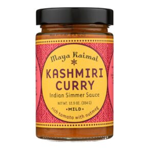 Maya Kaimal Indian Simmer Sauce Kashmiri Curry, Case Of 6, 12.5 Oz.