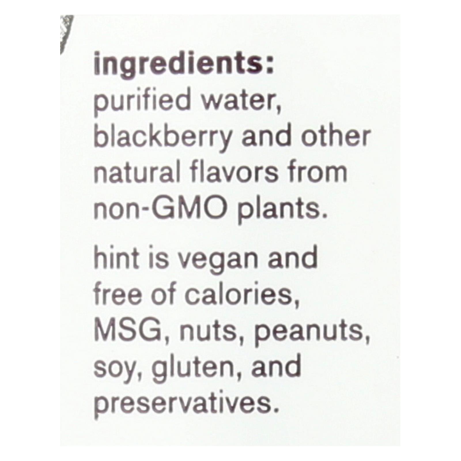 Hint Blackberry Water, Blackberry, Case Of 12, 16 Fl Oz. - Image 3