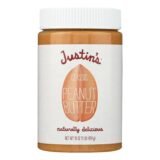Justin's Nut Butter Peanut Butter, Classic, Case Of 12, 16 Oz.