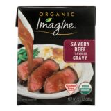 Imagine Foods Organic Gravy, Savory Beef, Case Of 12, 13.5 Fl Oz