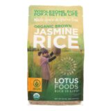 Lotus Foods Organic, Rice, Brown, Jasmine, Case Of 6, 30 Oz