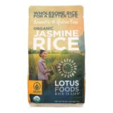 Lotus Foods Organic, Rice, White, Jasmine, Case Of 6, 30 Oz