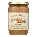 Natural Nectar Brittany Sauces, Apple, Case Of 6, 22.2 Oz.