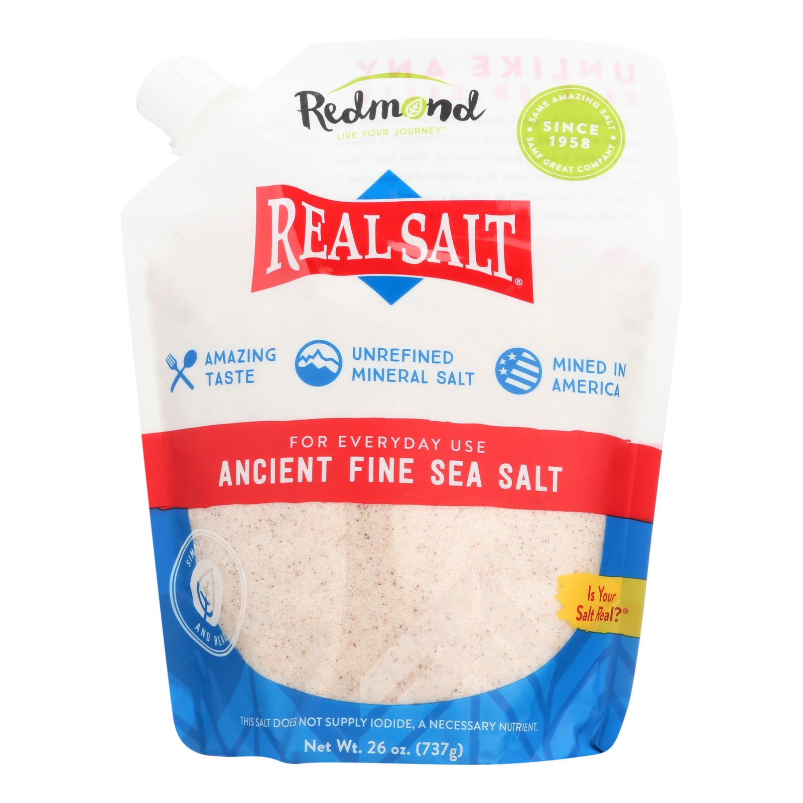 Our Real Salt , Case Of 6, 26 Oz