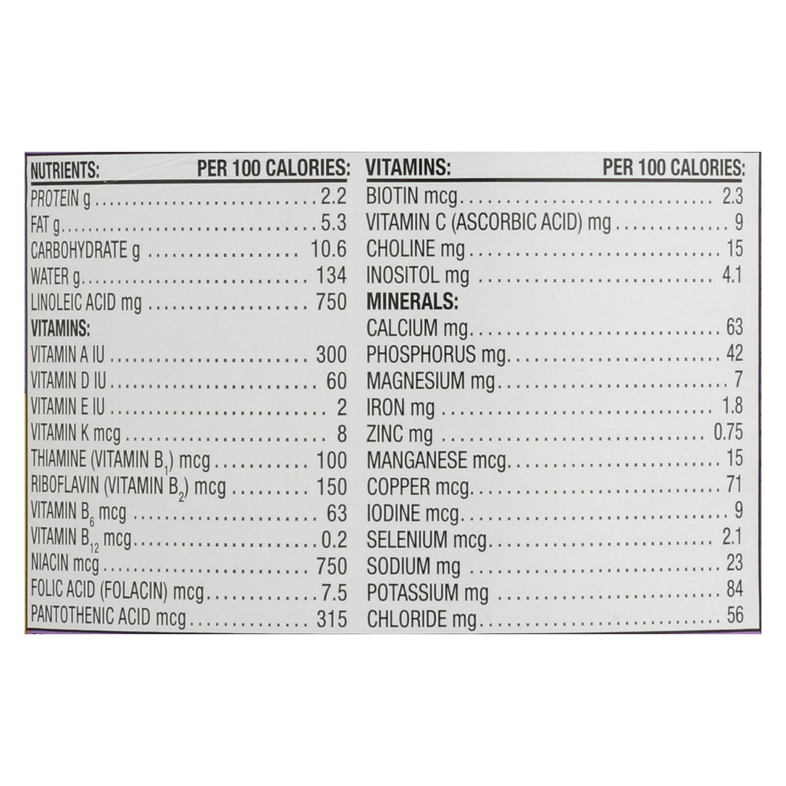 Earth's Best - Inftfrm Sens Iron - Case Of 4-21 Oz - Image 3