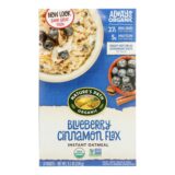 Nature's Path Organic Optimum Power Flax Cereal, Blueberry Cinnamon, Case Of 6, 11.2 Oz.
