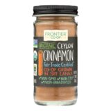 Frontier Herb Cinnamon, Organic, Fair Trade Certified, Ground, Ceylon, 1.76 Oz