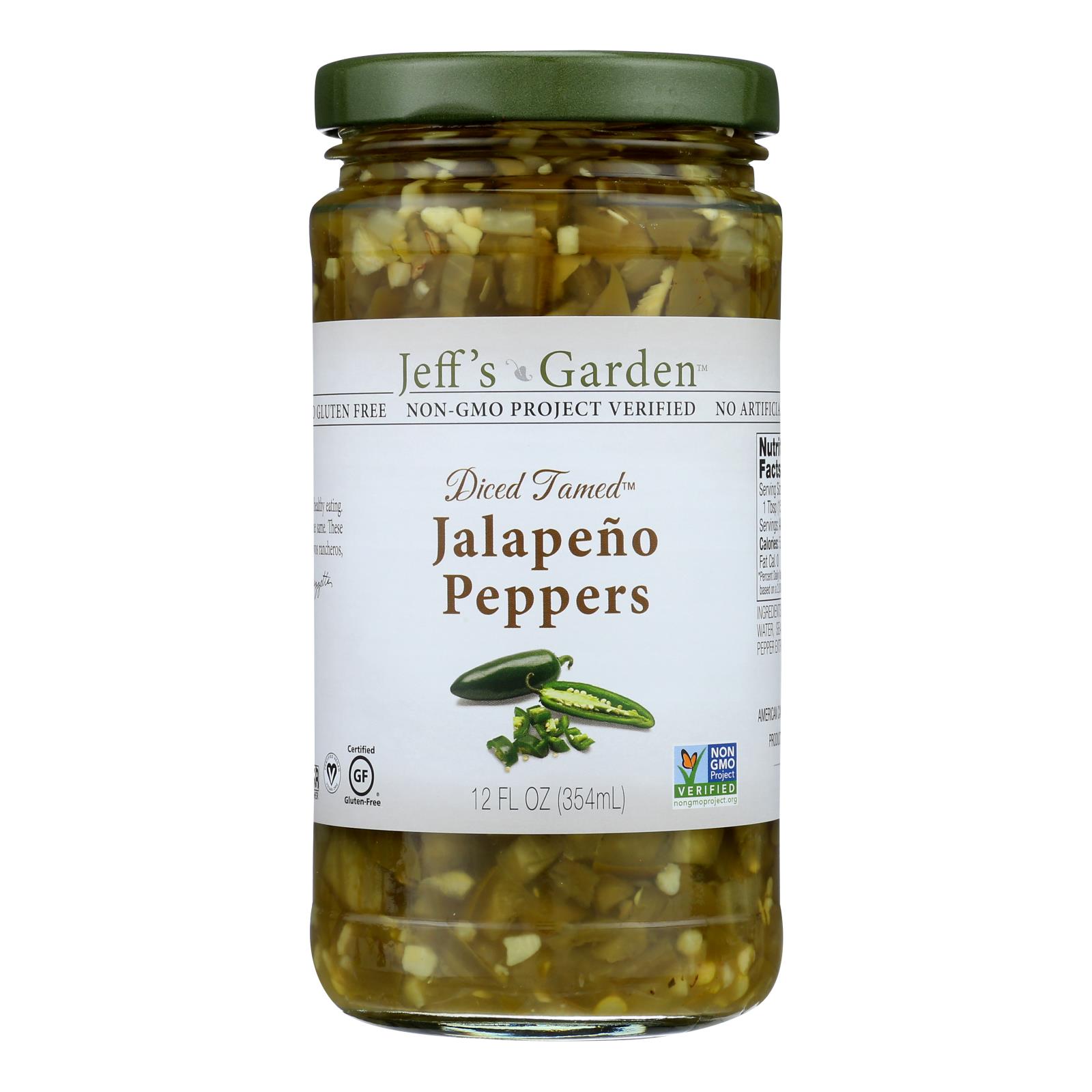 Jeff's Natural Jeff's Natural Jalapeno Peppers, Jalapeno, Case Of 6, 12 Fl Oz.