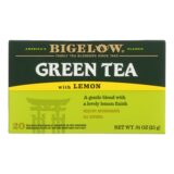 Bigelow Tea Green Tea, With Lemon, Case Of 6, 20 Bag