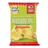 Good Health Kettle Chips, Avocado Oil Jalapeno, Case Of 12, 5 Oz.