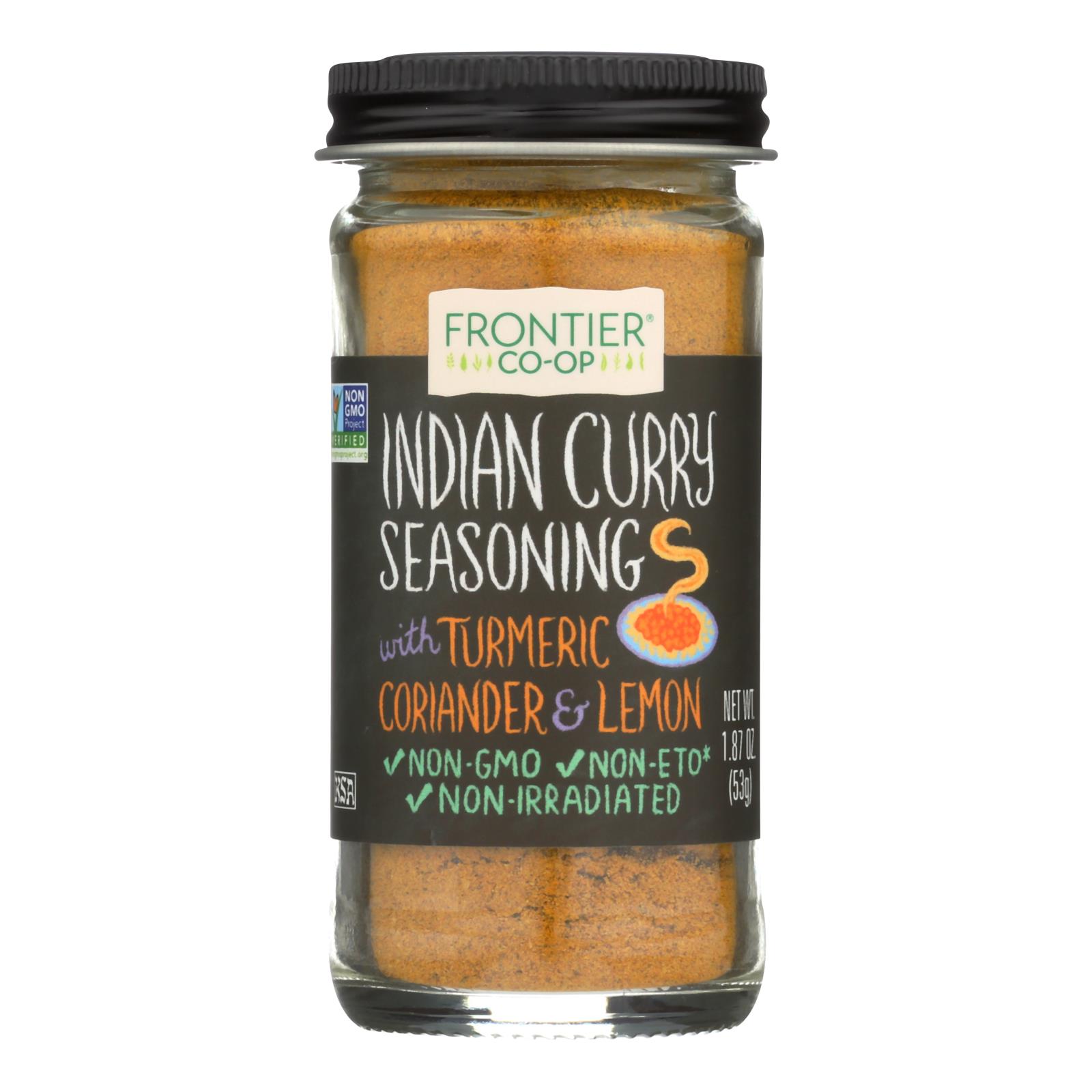 Frontier Herb International Seasoning, Indian Curry, 1.87 Oz