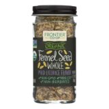 Frontier Herb Fennel Seed, Organic, Whole, 1.28 Oz