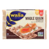 Wasa Crispbread Whole Grain, Flour And Water, Case Of 12, 9.2 Oz.