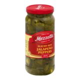 Mezzetta Hot Jalapeno Peppers, Sliced, Case Of 6, 16 Oz.