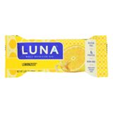 Clif Bar Luna Bar, Organic Lemon Zest, Case Of 15, 1.69 Oz