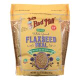 Bob's Red Mill, Organic Flaxseed Meal, Brown, Case Of 4, 32 Oz