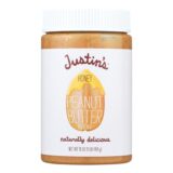 Justin's Nut Butter Peanut Butter, Honey, Case Of 12, 16 Oz.