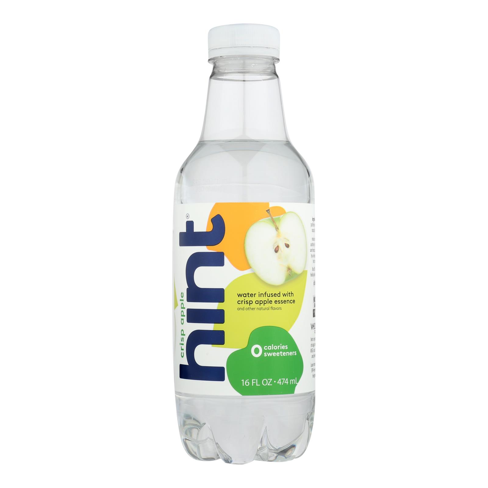 Hint Apple Water, Crisp Apple, Case Of 12, 16 Fl Oz.