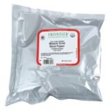 Frontier Herb Pepper Organic Fair Trade Certified Black Medium Grind, Single Bulk Item, 1lb
