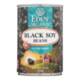 Eden Foods Organic Black Soy Beans, Case Of 12, 15 Oz.