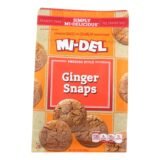 Midel Cookies, Ginger Snaps, Case Of 8, 10 Oz